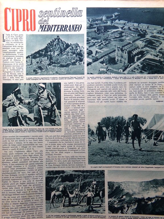 Illustrazione del Popolo 3 Aprile 1949 Nino Claudio Baceno Myrna …