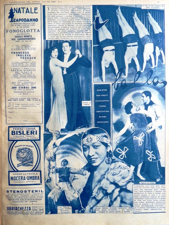 Illustrazione del Popolo 3 Gennaio 1932 Villafranca Mussolini Lapponia Banditi