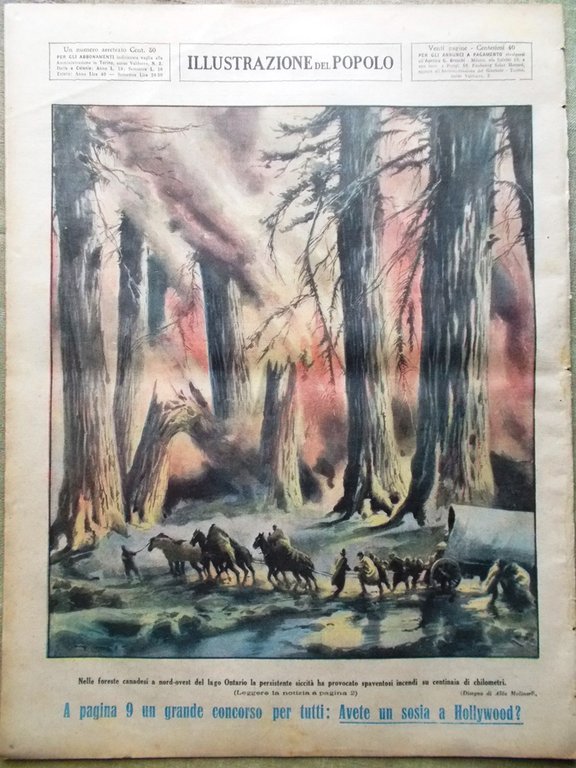 Illustrazione del Popolo 3 Luglio 1932 Juventus Campione Dublino Australia …