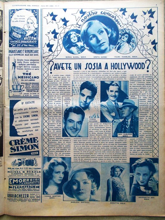 Illustrazione del Popolo 3 Luglio 1932 Juventus Campione Dublino Australia …