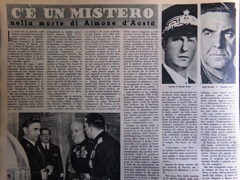 Illustrazione del Popolo 3 Luglio 1949 Torlonia Aimone Bambole Giapponesi …