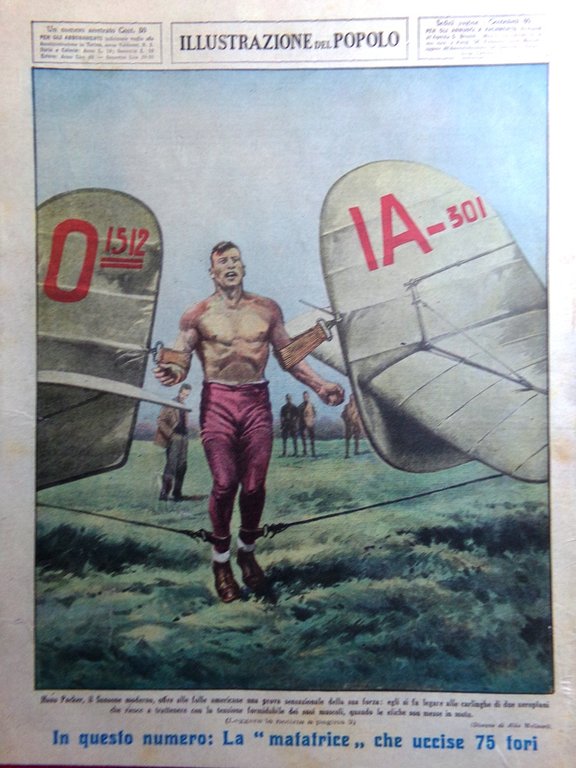 Illustrazione del Popolo 30 Agosto 1931 Fatty Cordobesita Lawrence d'Arabia …