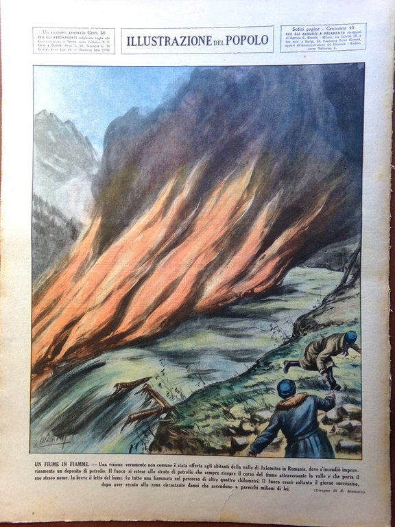 Illustrazione del Popolo 31 Gennaio 1937 Duce Duca Kent Petrolio …