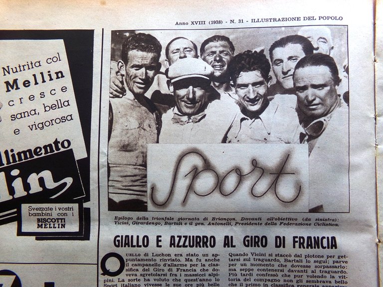 Illustrazione del Popolo 31 Luglio 1938 Ruwenzori De Filippo Giro … | Immagine Gallery 2