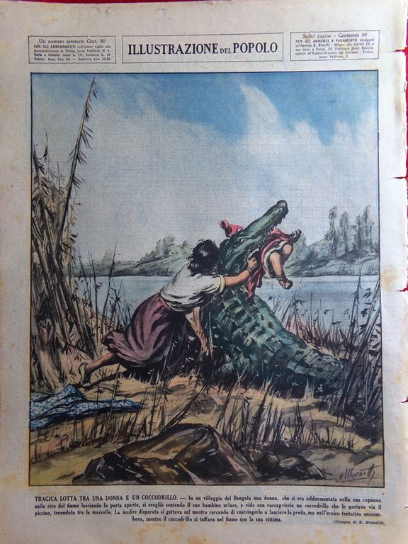 Illustrazione del Popolo 31 Ottobre 1936 Corsica Leopoldo Belgio Gettoni …