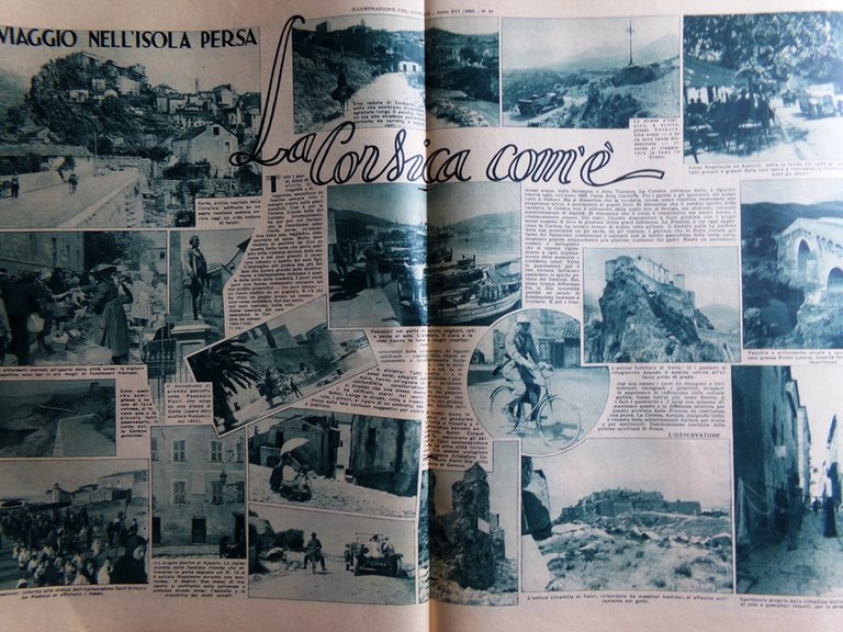 Illustrazione del Popolo 31 Ottobre 1936 Corsica Leopoldo Belgio Gettoni …