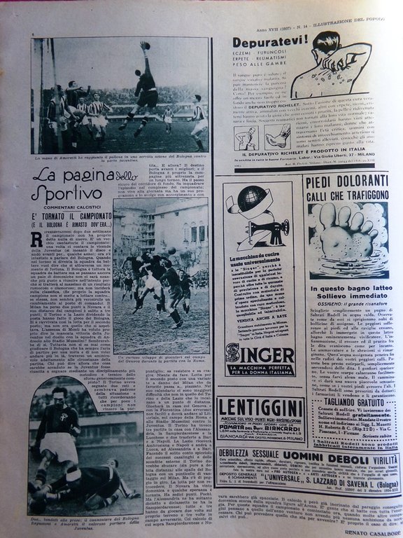 Illustrazione del Popolo 4 Aprile 1937 Bombe Cordova Pace Adriatica …