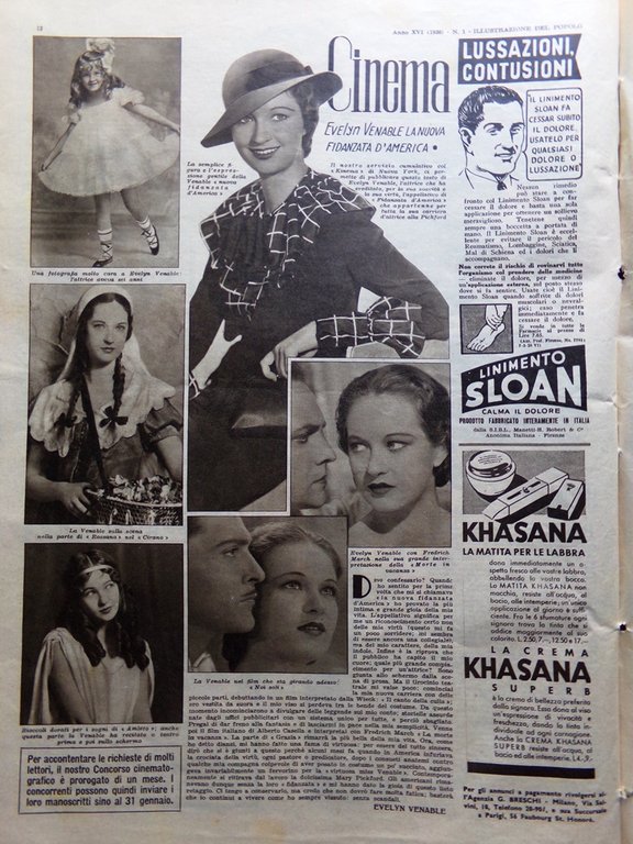 Illustrazione del Popolo 4 Gennaio 1936 Foreign Office Venable Carri …