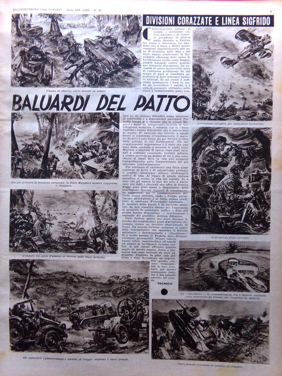 Illustrazione del Popolo 4 Giugno 1939 Squalus Sigfrido Aimone Aosta … | Immagine Gallery 2