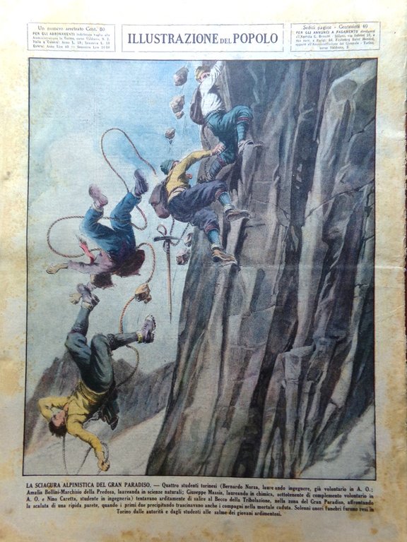 Illustrazione del Popolo 4 Luglio 1937 Wilkins Polo Conquista Santander …