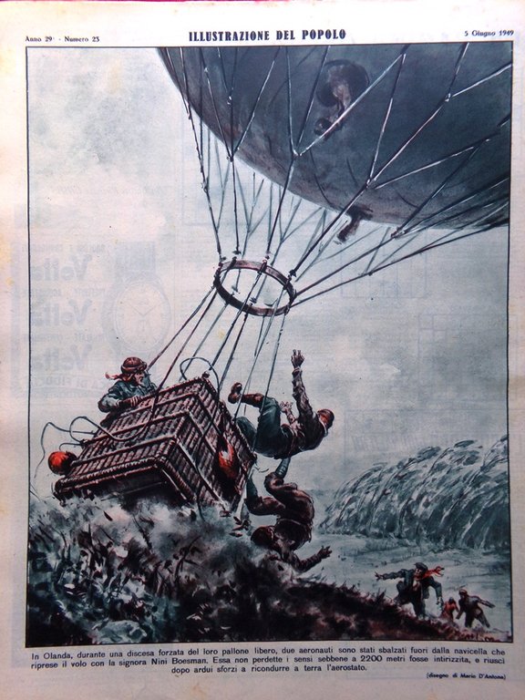 Illustrazione del Popolo 5 Giugno 1949 Metro Roma Soldatini Ho …