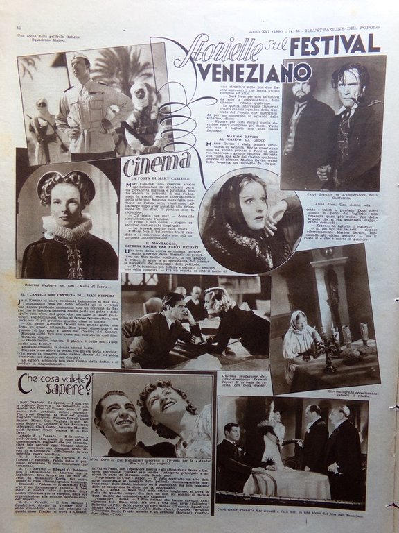 Illustrazione del Popolo 5 Settembre 1936 Spagna Primati Volo Mosca …