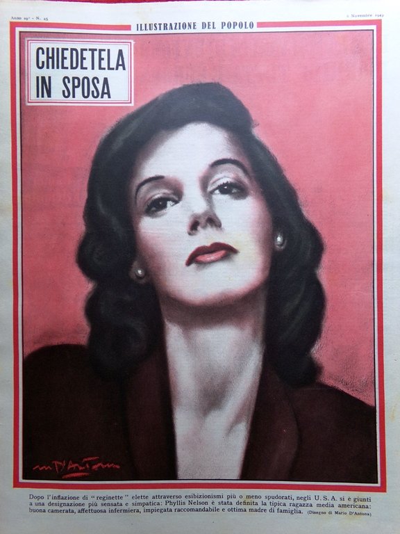 Illustrazione del Popolo 6 Novembre 1949 Marcel Cerdan Babic Bellentani …