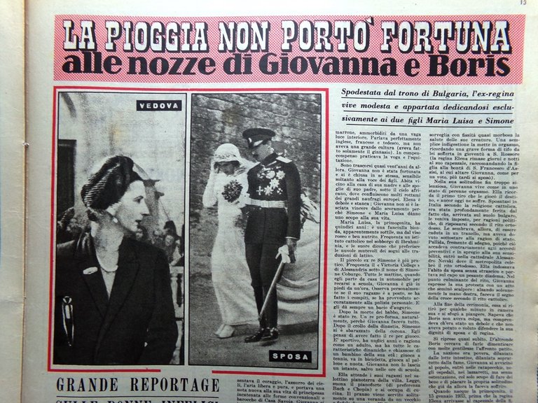 Illustrazione del Popolo 6 Novembre 1949 Marcel Cerdan Babic Bellentani …