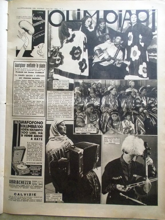 Illustrazione del Popolo 7 Febbraio 1932 Giocattoli Cinesi Valentino Washington