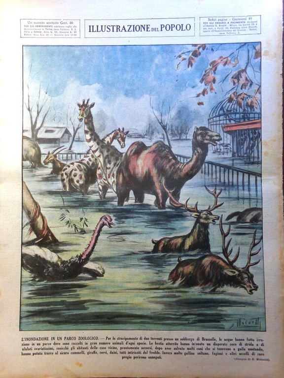 Illustrazione del Popolo 7 Marzo 1937 Briganti in Etiopia Impero …