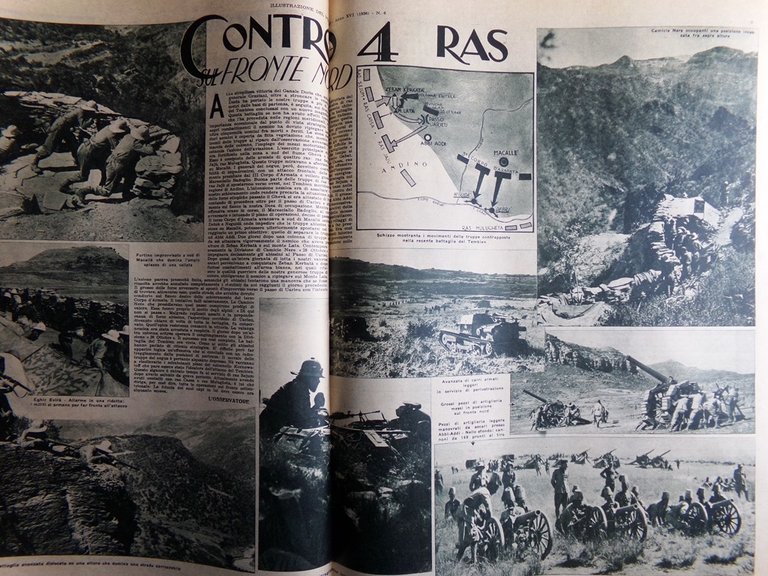 Illustrazione del Popolo 8 Febbraio 1936 Neghelli Bottego Giappone Harlow …