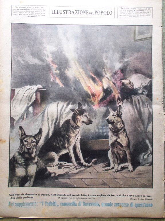 Illustrazione del Popolo 8 Maggio 1932 Spiriti Medium Teatro Tedesco …