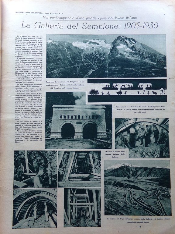 Illustrazione del Popolo 9 Marzo 1930 Lotta Religione Russia Sempione …