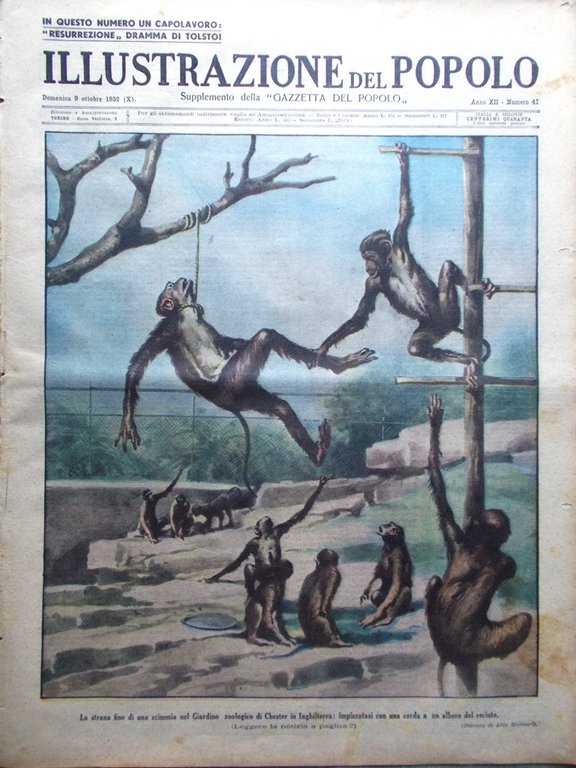 Illustrazione del Popolo 9 Ottobre 1932 Cork Gandhi Fame Fantasmi … | Immagine Gallery 1