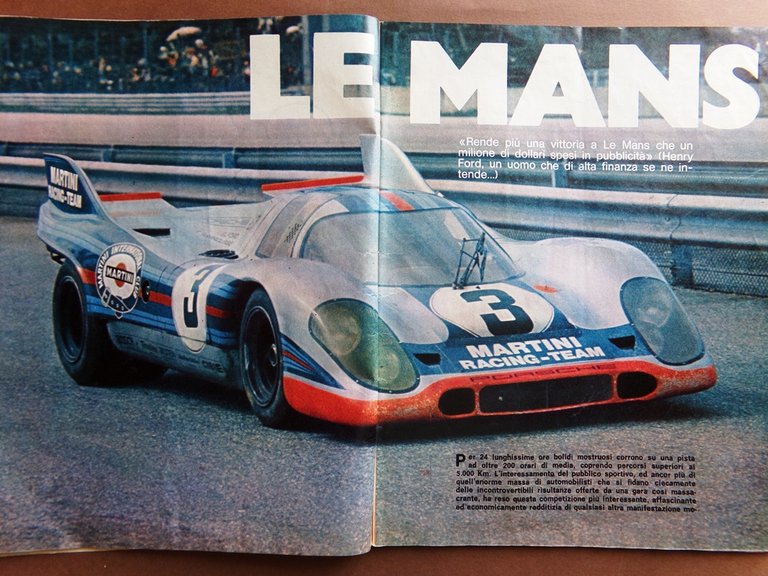 Intrepido del 10 Giugno 1971 Le Mans Benvenuti Garbelli Haller … | Immagine Gallery 2