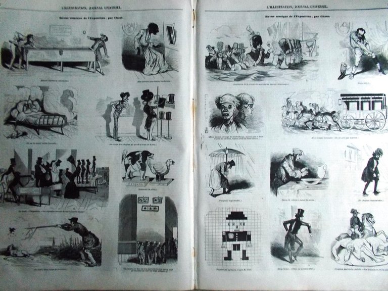 L'Illustration Journal Universel 11 Juillet 1844 Forçats Eugène Sue Avocats …