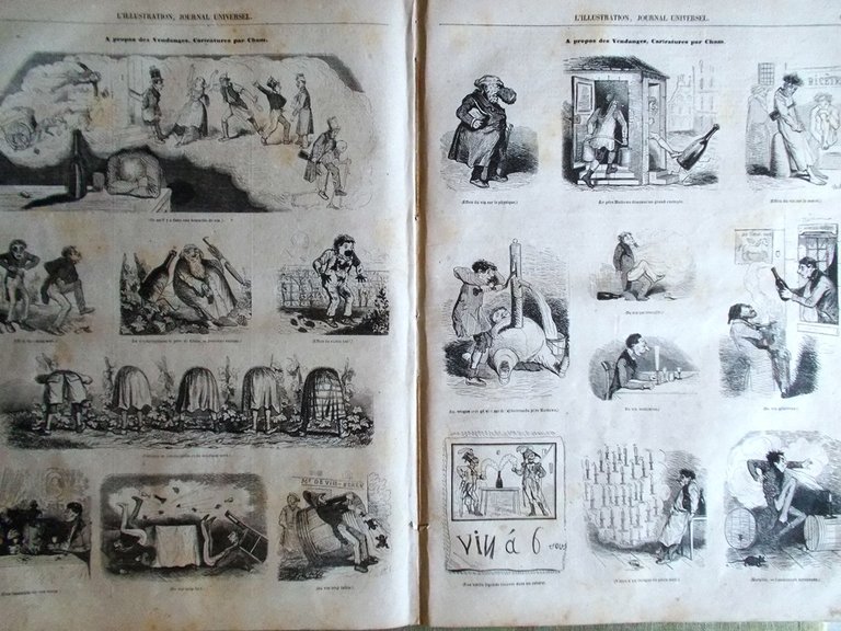 L'Illustration Journal Universel 12 Octobre 1844 Inde Dupont Vendanges Chemins