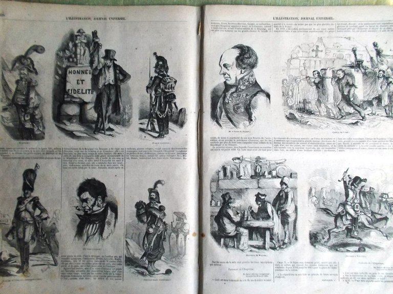 L'Illustration Journal Universel 16 Novembre 1844 Association Belge Paix Maroc