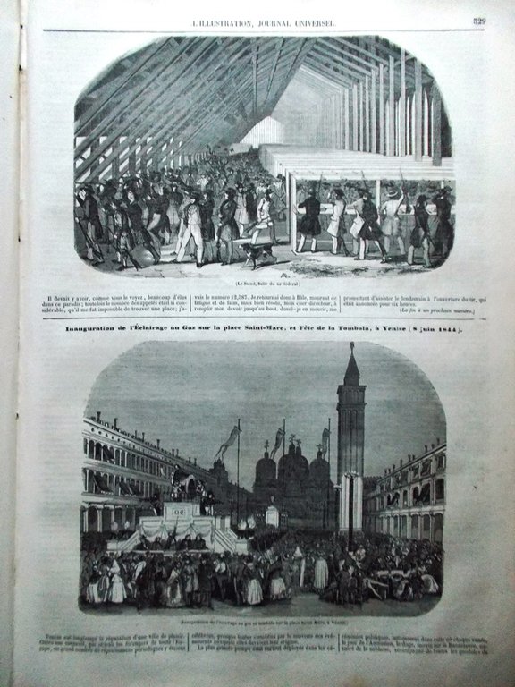 L'Illustration Journal Universel 18 Juillet 1844 Environs de Paris Tir …