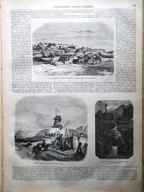L'Illustration Journal Universel 27 Avril 1844 Réforme des Postes Seine …