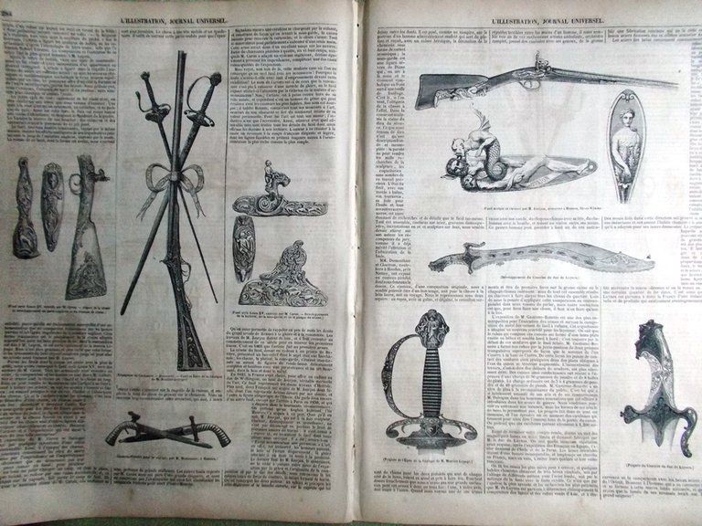 L'Illustration Journal Universel 29 Juin 1844 Taglioni Étuves Néron Armes …