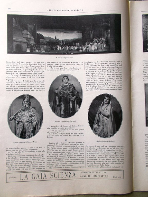 L'Illustrazione Italiana 1 Agosto 1926 Poggio Levi Assisi Nerone Duce … | Immagine Gallery 3