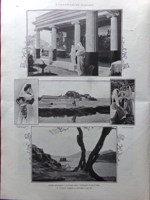 L'Illustrazione Italiana 1 Aprile 1906 Figlia Jorio Scala Zagara Palermo …