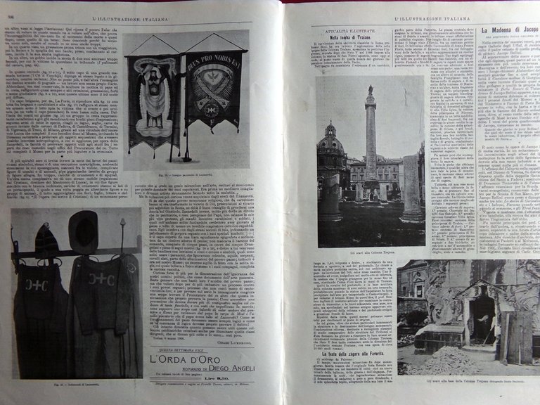 L'Illustrazione Italiana 1 Aprile 1906 Figlia Jorio Scala Zagara Palermo …