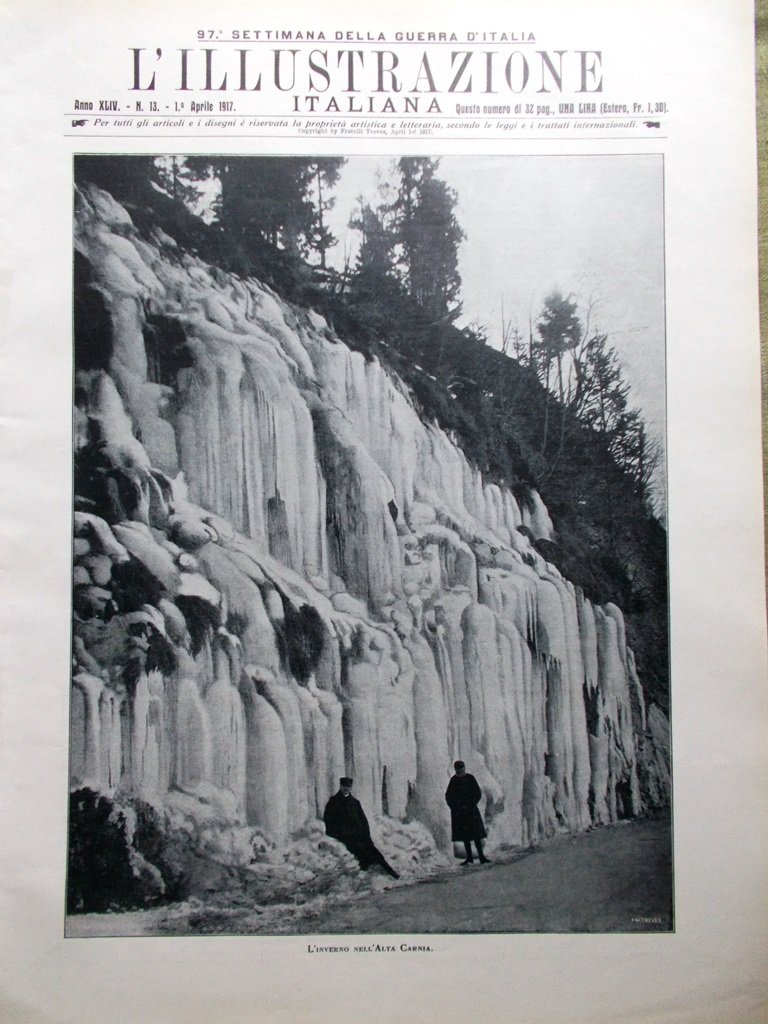 L'Illustrazione Italiana 1 Aprile 1917 WW1 Lanificio Rivetti Biella Pieve …