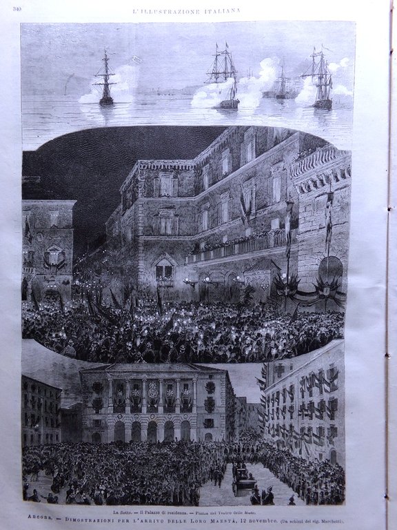 L'Illustrazione Italiana 1 Dicembre 1878 Attentato Sovrani Napoli Firenze Junck | Immagine Gallery 3