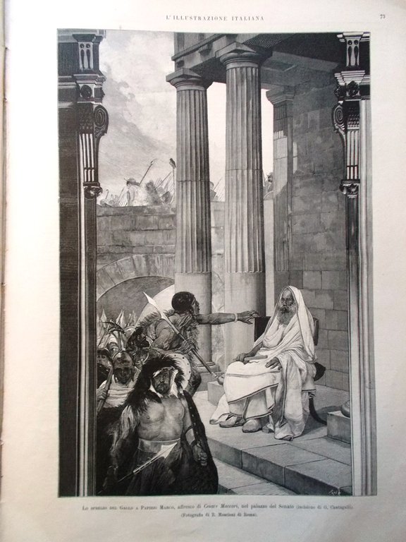 L'Illustrazione Italiana 1 Febbraio 1891 Baldovino del Belgio Cile Rivolta …