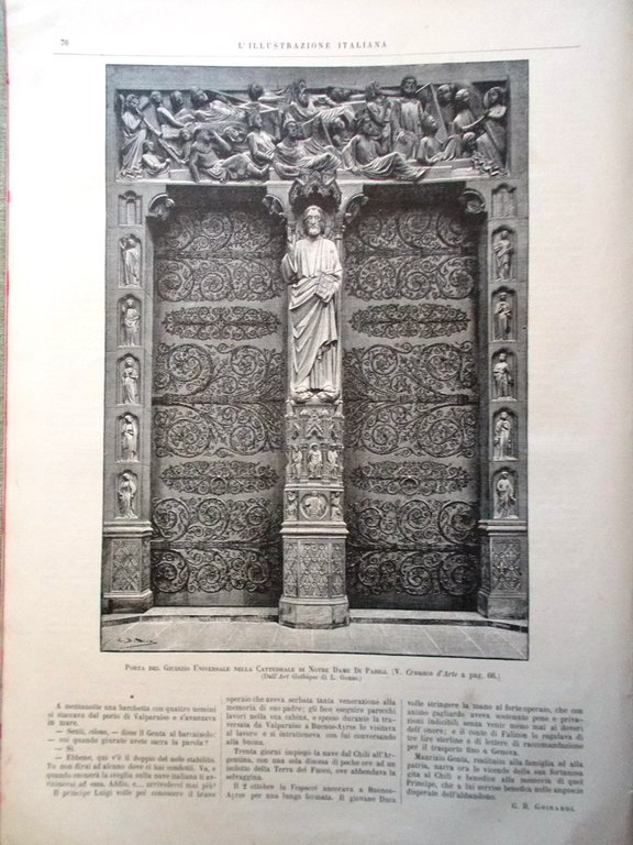 L'Illustrazione Italiana 1 Febbraio 1891 Baldovino del Belgio Cile Rivolta …