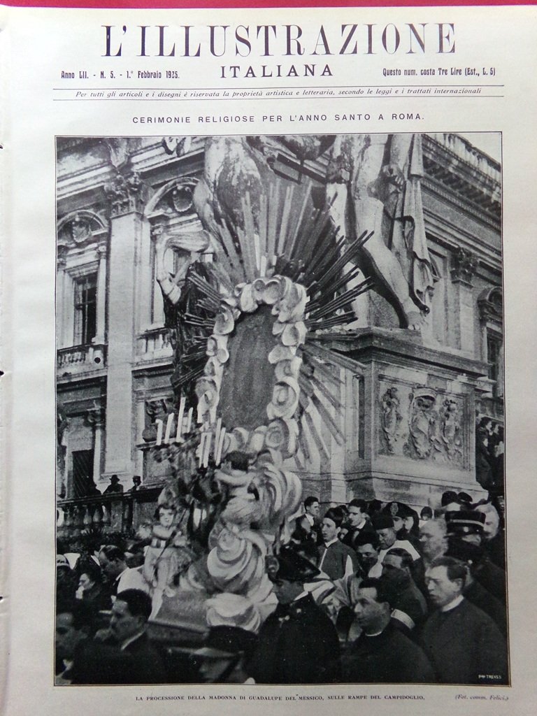 L'Illustrazione Italiana 1 Febbraio 1925 Falconieri Campobasso Museo di Pistoia | Immagine principale