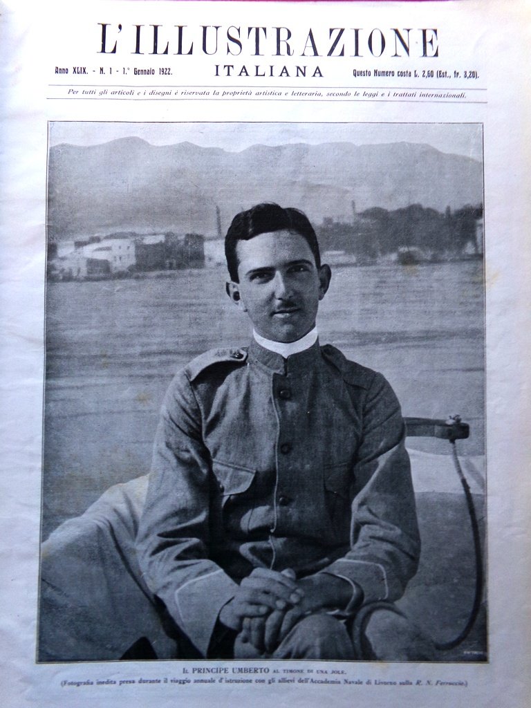 L'Illustrazione Italiana 1 Gennaio 1922 Idria Umberto Irlanda Asilo Berrini … | Immagine principale