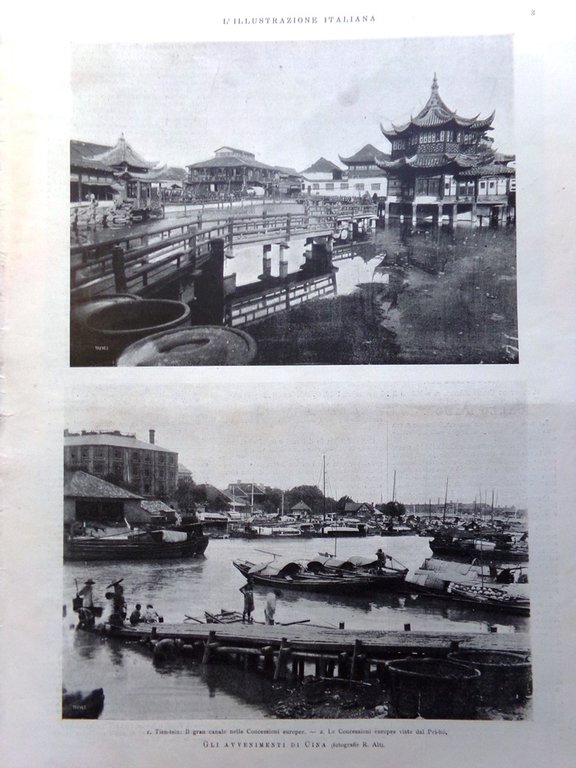 L'Illustrazione Italiana 1 Luglio 1900 Cina Pechino Ministri Aganoor Toro …