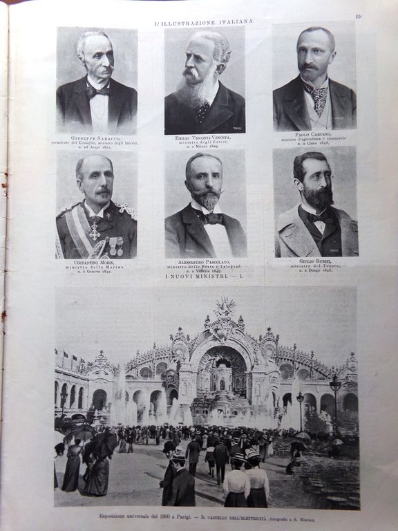 L'Illustrazione Italiana 1 Luglio 1900 Cina Pechino Ministri Aganoor Toro …