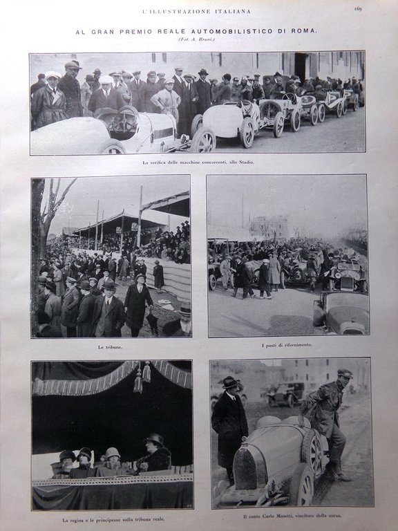 L'Illustrazione Italiana 1 Marzo 1925 Gran Premio Roma Etna Gorizia … | Immagine Gallery 3