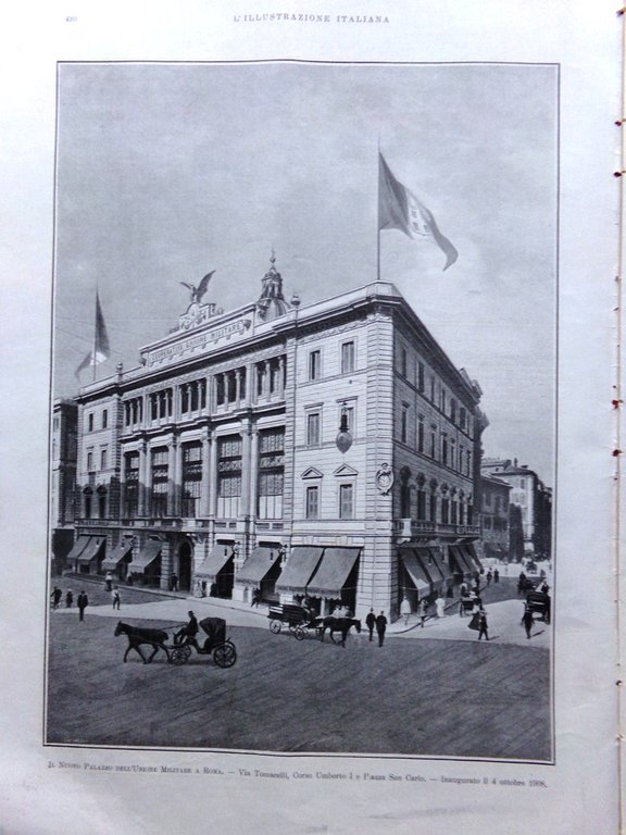 L'illustrazione Italiana 1 Novembre 1908 Balipedio Viareggio Staglieno Gramatica | Immagine Gallery 3