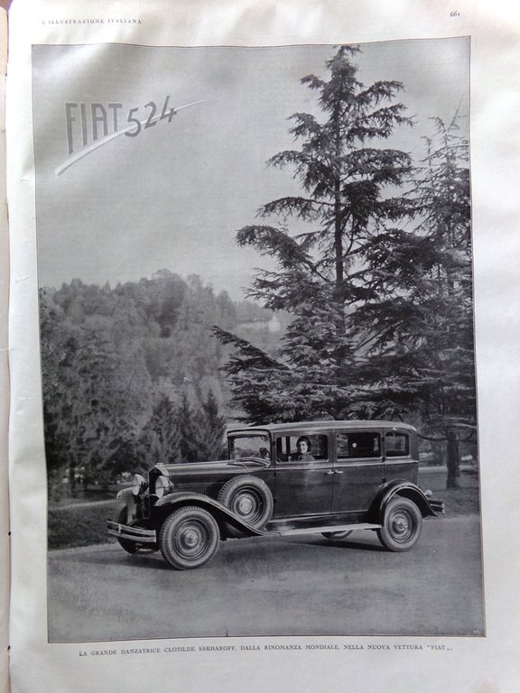 L'illustrazione Italiana 1 Novembre 1931 Duce a Napoli FIAT Ruffini …
