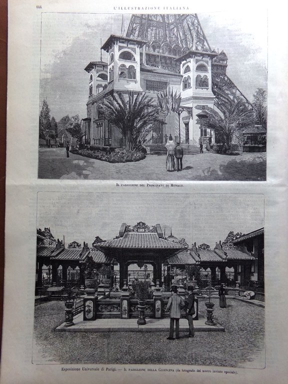 L'Illustrazione Italiana 1 Settembre 1889 Montesenario Maddalena Bellini Catania