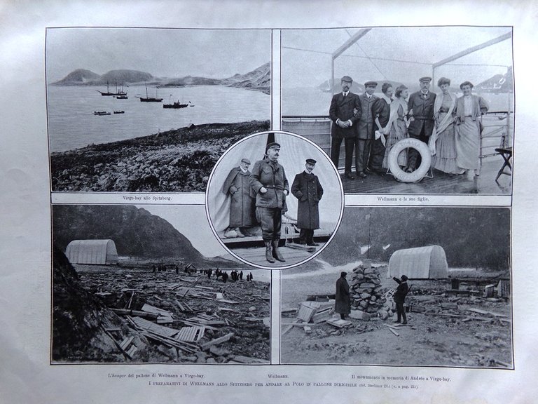 L'Illustrazione Italiana 1 Settembre 1907 Wellman Polo Nord Valsesia Ossola …