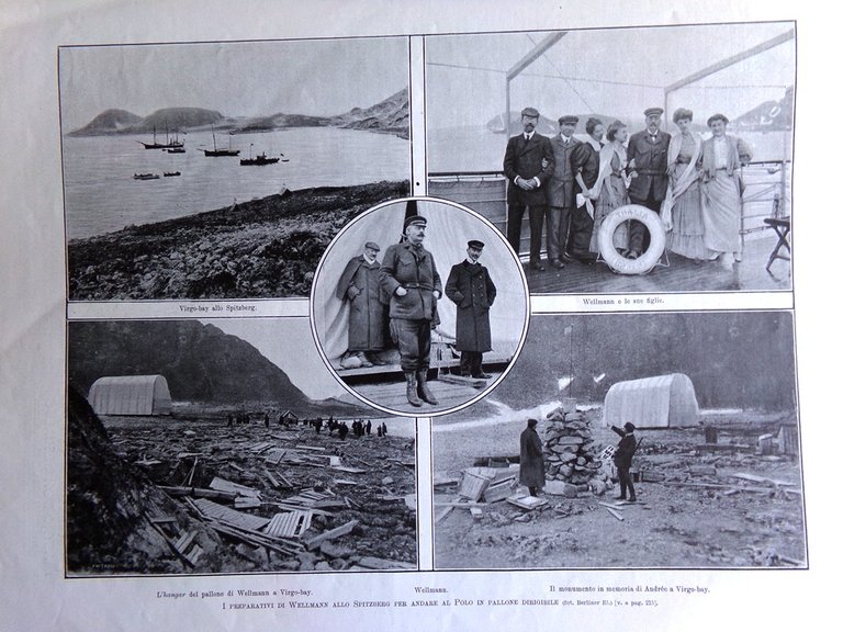 L'Illustrazione Italiana 1 Settembre 1907 Wellman Polo Nord Valsesia Ossola …