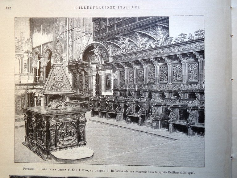 L'illustrazione Italiana 10 Aprile 1887 Crispi Impero Vanderbilt Chiesa Perugia