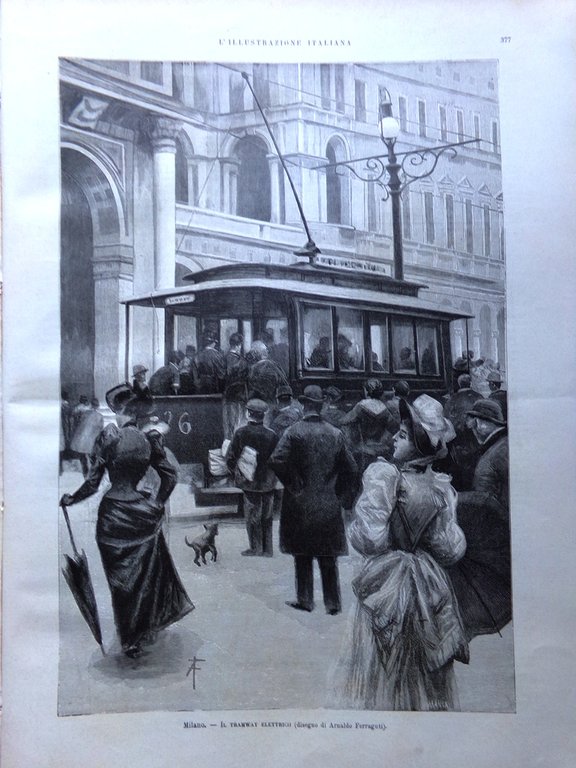 L'Illustrazione Italiana 10 Dicembre 1893 Napoli Santa Lucia Orologi Zanardelli